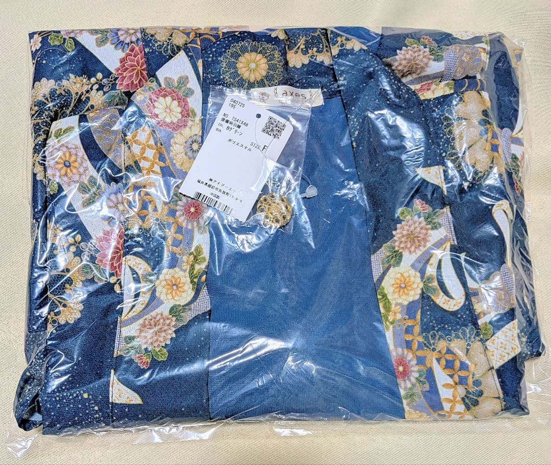 ⭐️新品未使用完売品⭐️燦爛柄羽織和柄和風着物袖花柄オケージョンセレモニー晴れ着