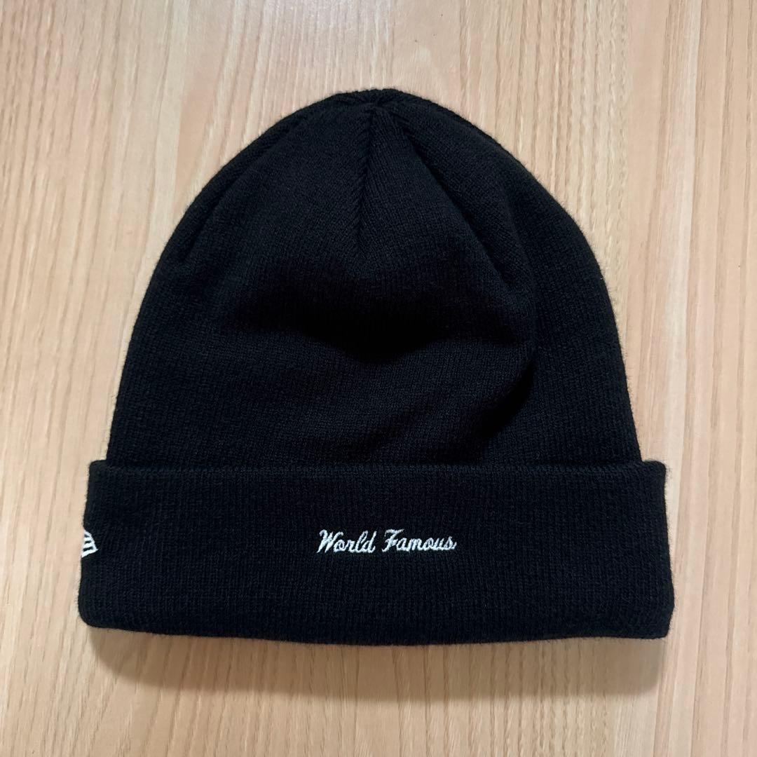 supreme ニット帽　ブラック