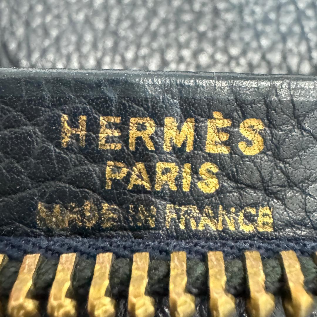 HERMES エルメス プリュム45 アルデンヌ ネイビー