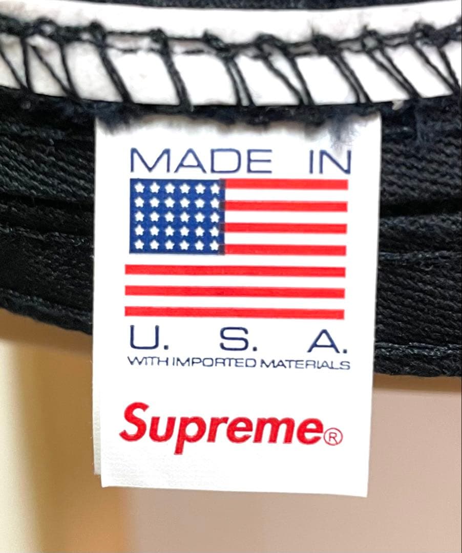 Supreme コーデュロイ Sロゴ キャップ ブラック