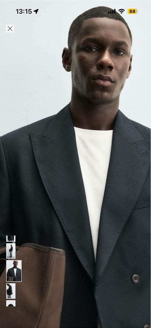 ZARA ダブルブレストジャケット