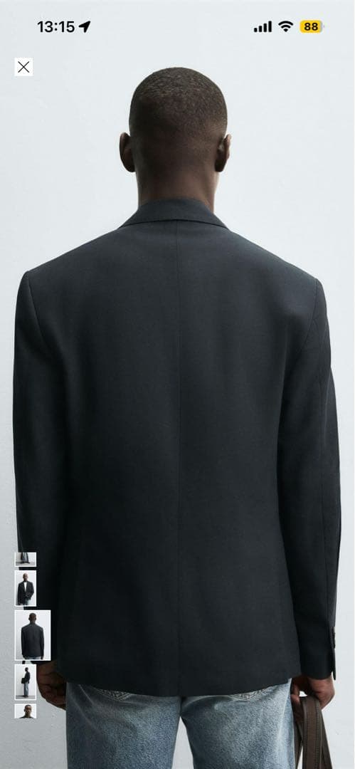 ZARA ダブルブレストジャケット