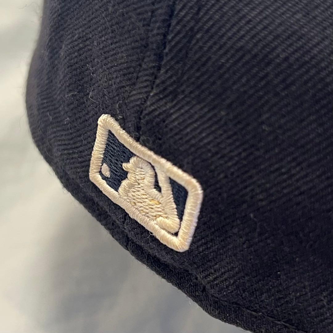 NEWERA キャップ NY METS 濃紺 7 5/8 USA製 希少 メッツ