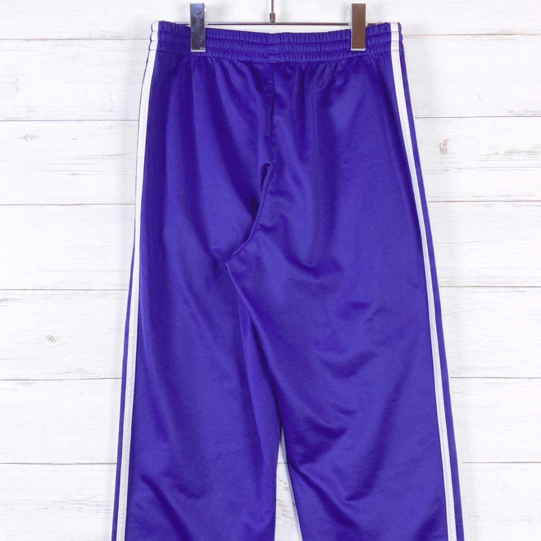 アディダス ジャージ トラックパンツ 裏起毛 紫 パープル 90　S