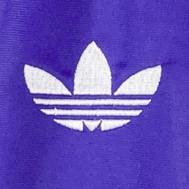 アディダス ジャージ トラックパンツ 裏起毛 紫 パープル 90　S