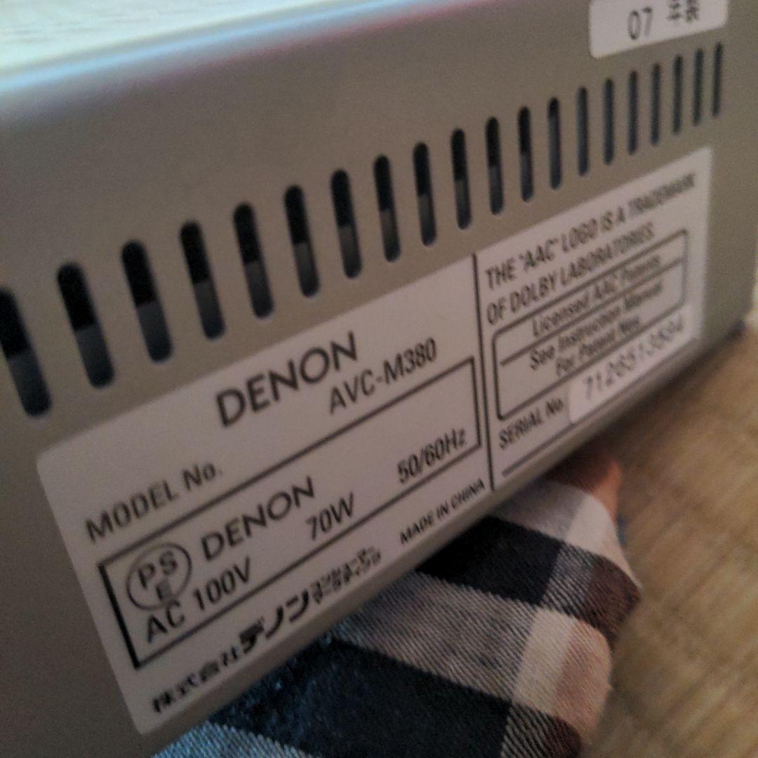 DENONデノン　スピーカー　アンプ　セット　ACV-M380　2007年製