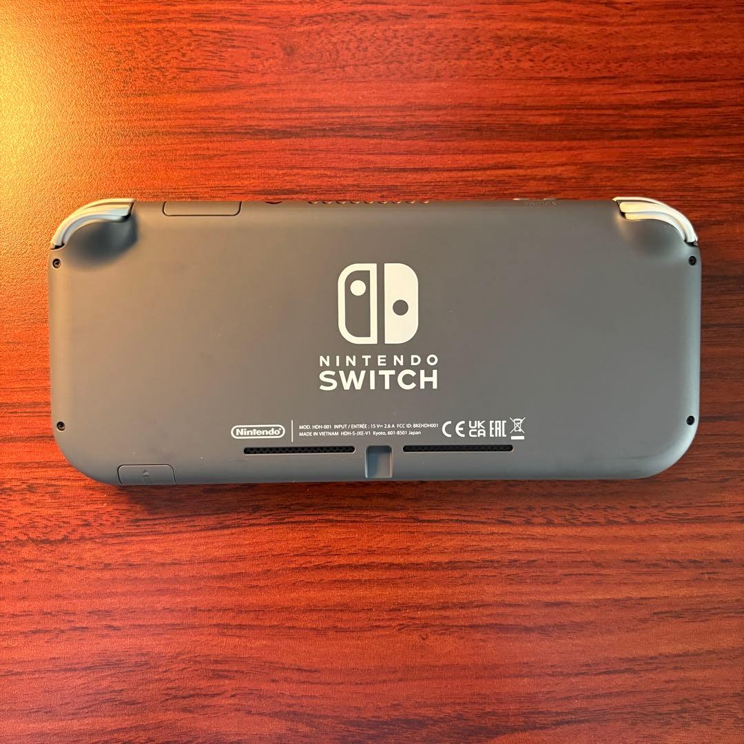 【美品】 Switch Lite 本体のみ(グレー)＋ナルト　カセット付き