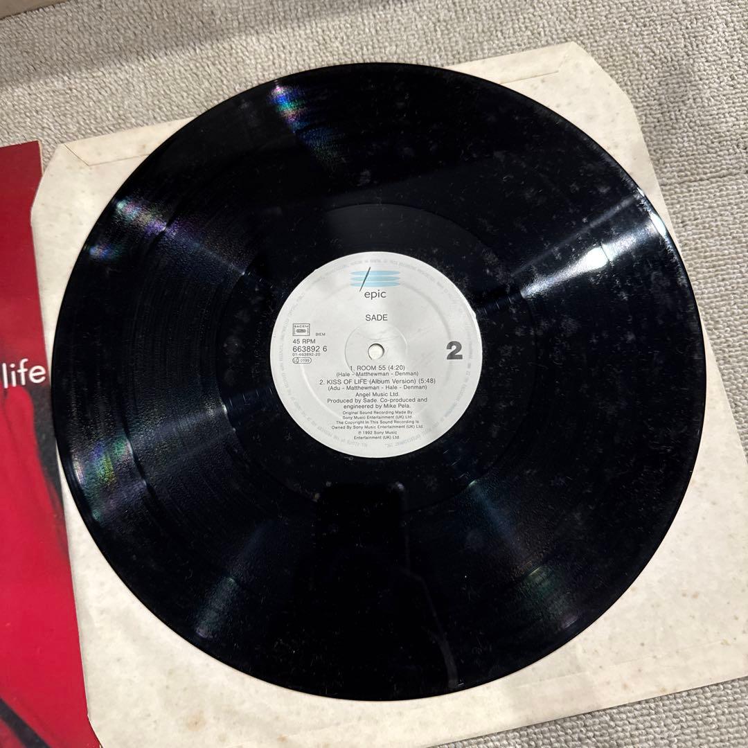 sade/kiss of life レコード