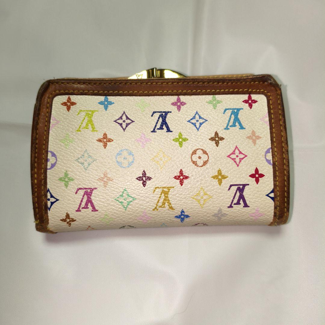 Louis Vuitton モノグラム・マルチカラー 二つ折り財布 がま口