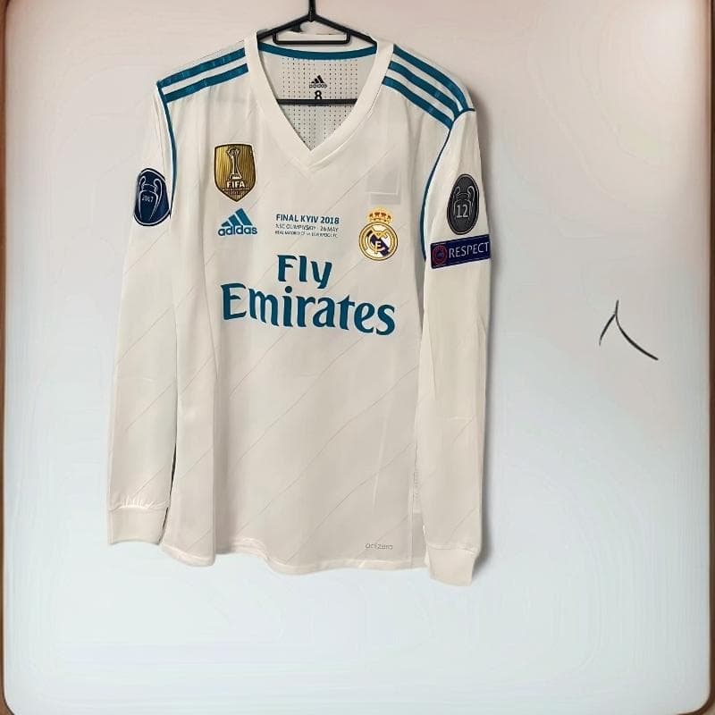 17-18 セルヒオ・ラモス Ramos レアル・マドリード 長袖 シャツ 4番