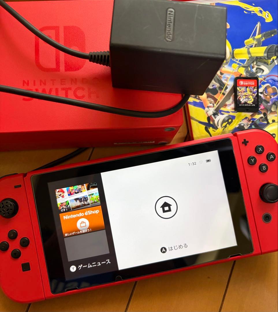 ニンテンドー　Switch 本体+スプラトゥーン3、ケース他