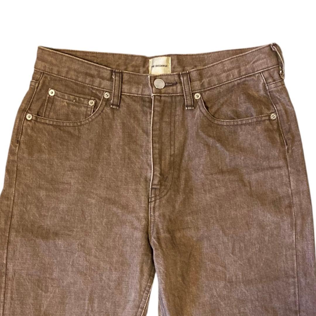 【良品】✨THE SHISHIKUI ベーシック ジーンズ 27 ブラウン