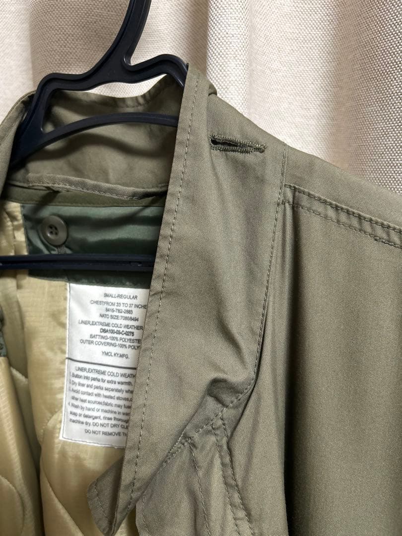 【美品】WAILER.inc モッズコート フード付き M-65 カーキ