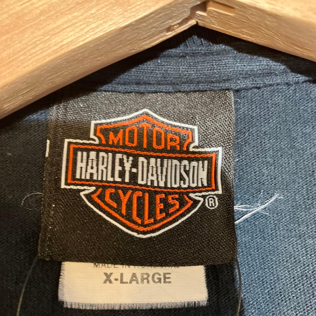 HERLEY DAVIDSON ノースリーブTシャツ　ハーレー　ブラック