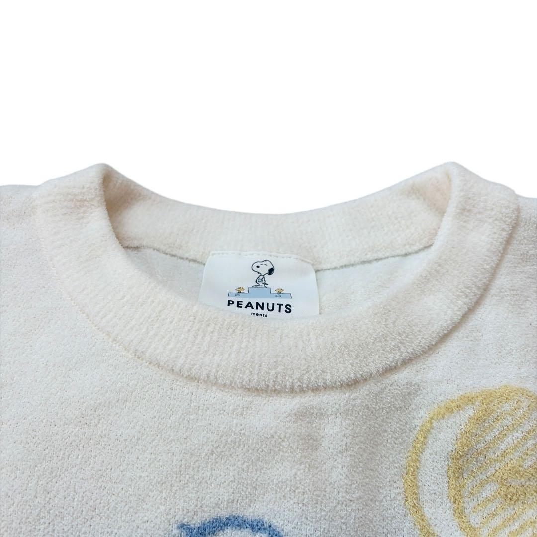 ほぼ新品✨ジェラートピケ スヌーピー 半袖セットアップ 白 Fルームウェアセット