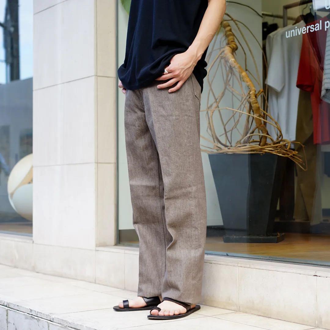 AURALEE HARD TWIST DENIM モカブラウン24サイズ