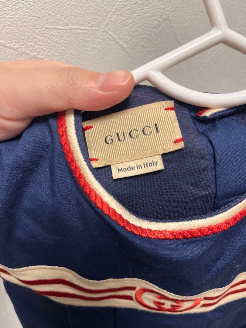 GUCCI ネイビー ワンピース 24サイズ(90cm)