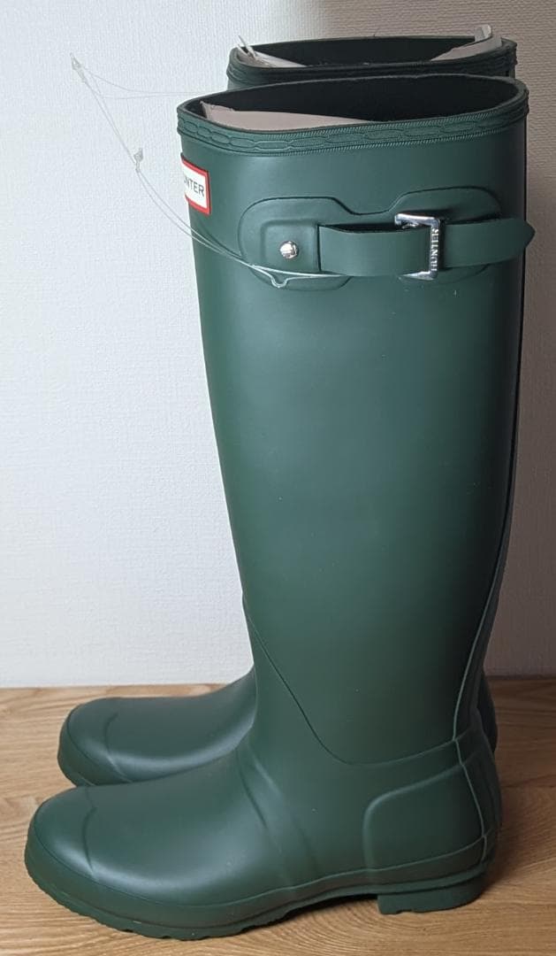 【新品タグ付き】HUNTER GREENグリーン 長靴 新品