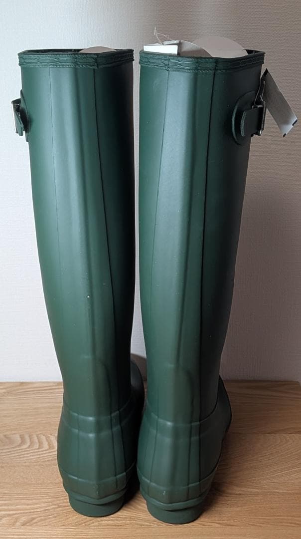 【新品タグ付き】HUNTER GREENグリーン 長靴 新品