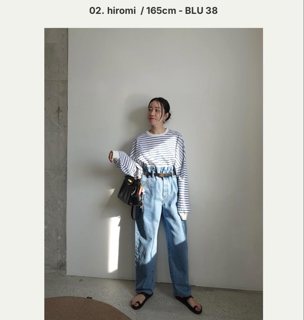 アンヌーク　anuke Waist Tuck Denim 38