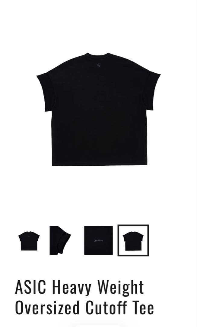 アンチドートASIC HeavyWeightOversizedCutoff T
