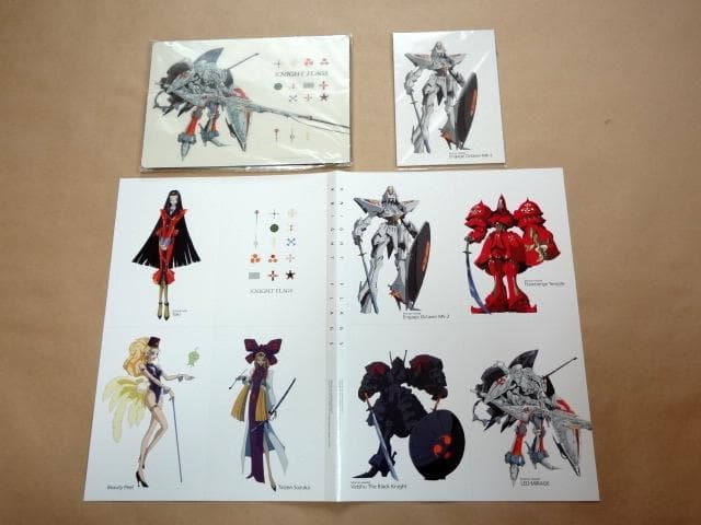 ★ 永野護作品集 ナイトフラグス KNIGHT FLAGS 付属品全完備 ★