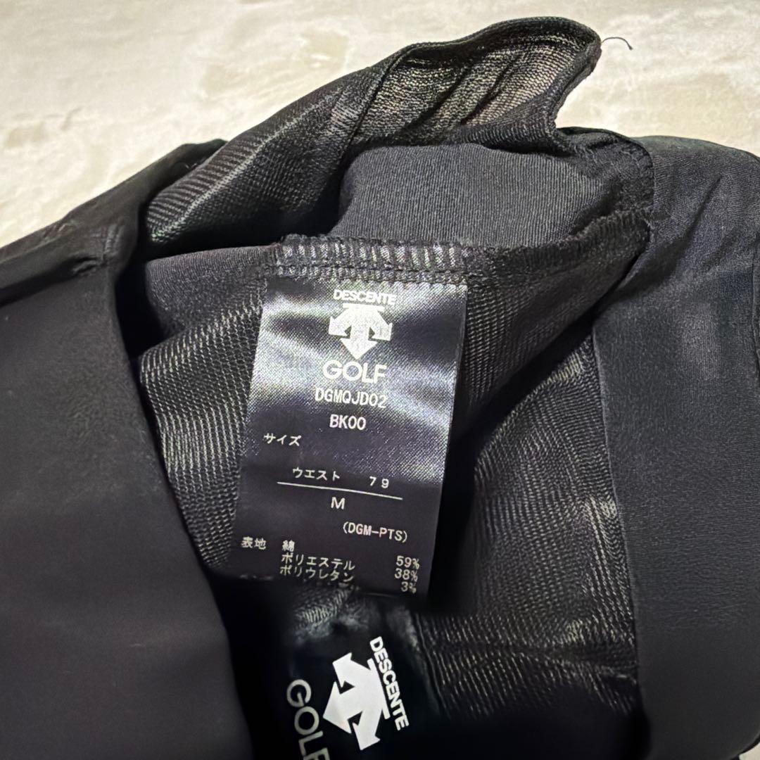 DESCENTE GOLF PT ZERO ブラックパンツ W79 Mサイズ