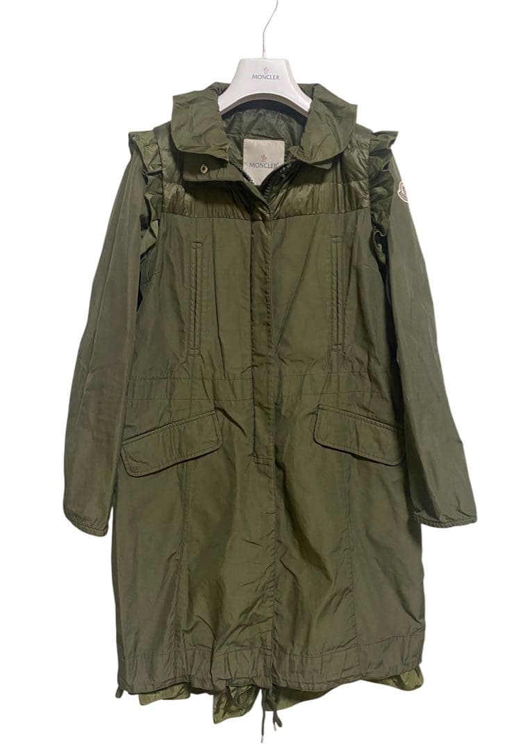 まなまなたん＊MONCLER モンクレールモッズコートフリルデザイン