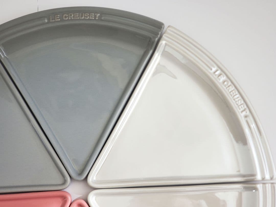 【廃盤 極美品】LE CREUSET パーティープレート 6枚　ル・クルーゼ