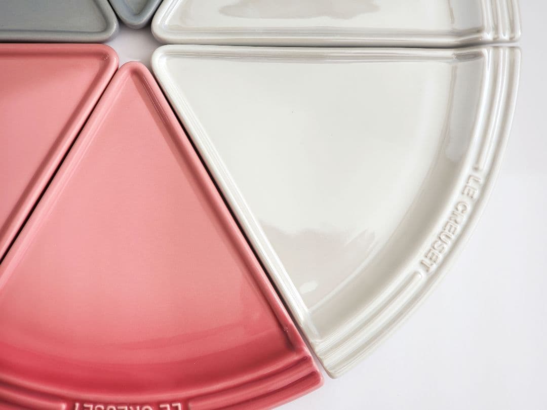 【廃盤 極美品】LE CREUSET パーティープレート 6枚　ル・クルーゼ
