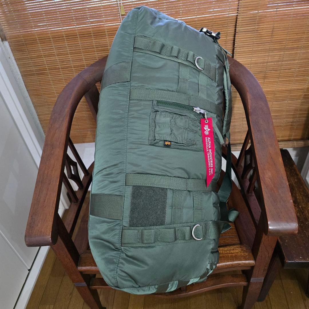 ボストンバッグ リュック　ALPHA INDUSTRIES 　MA-1 3way