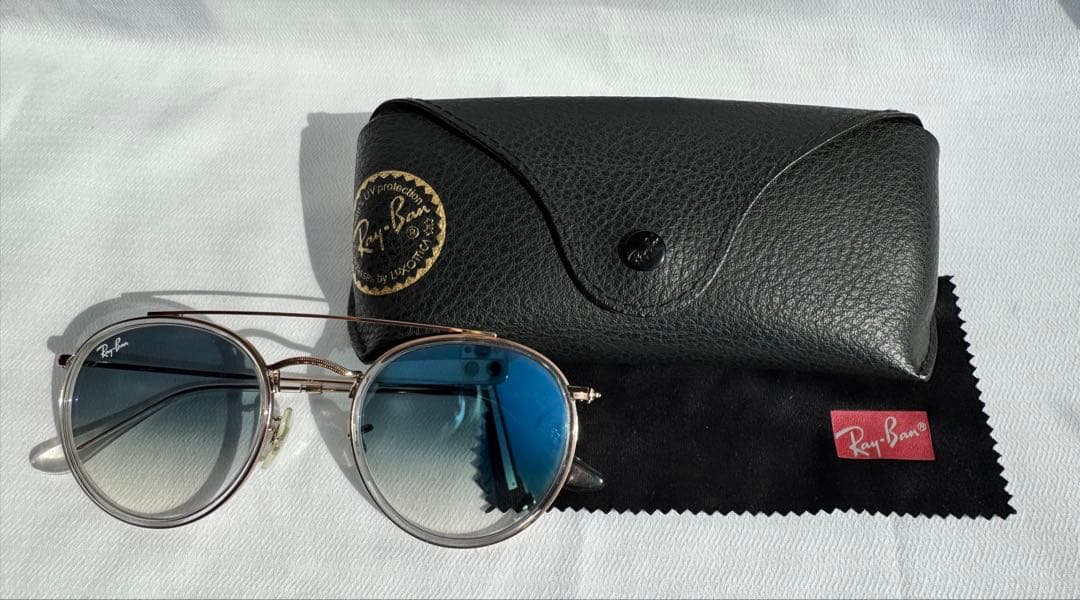 Ray-Ban Round Double Bridge サングラス RB3647