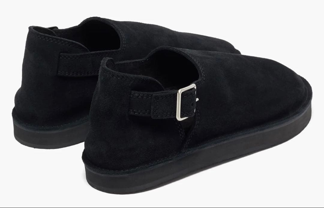 JIL SANDER スエードサンダル バックル ブラック 41