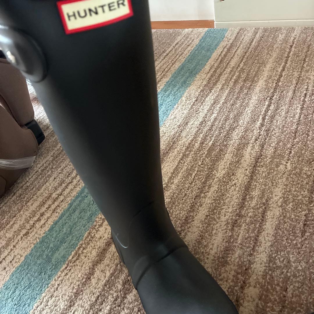 HUNTER レインブーツ　ロング　23