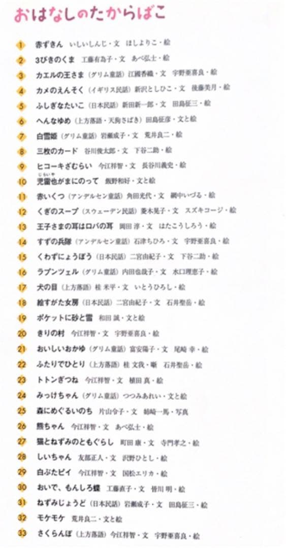 おはなしのたからばこ　ワイド版33冊全集