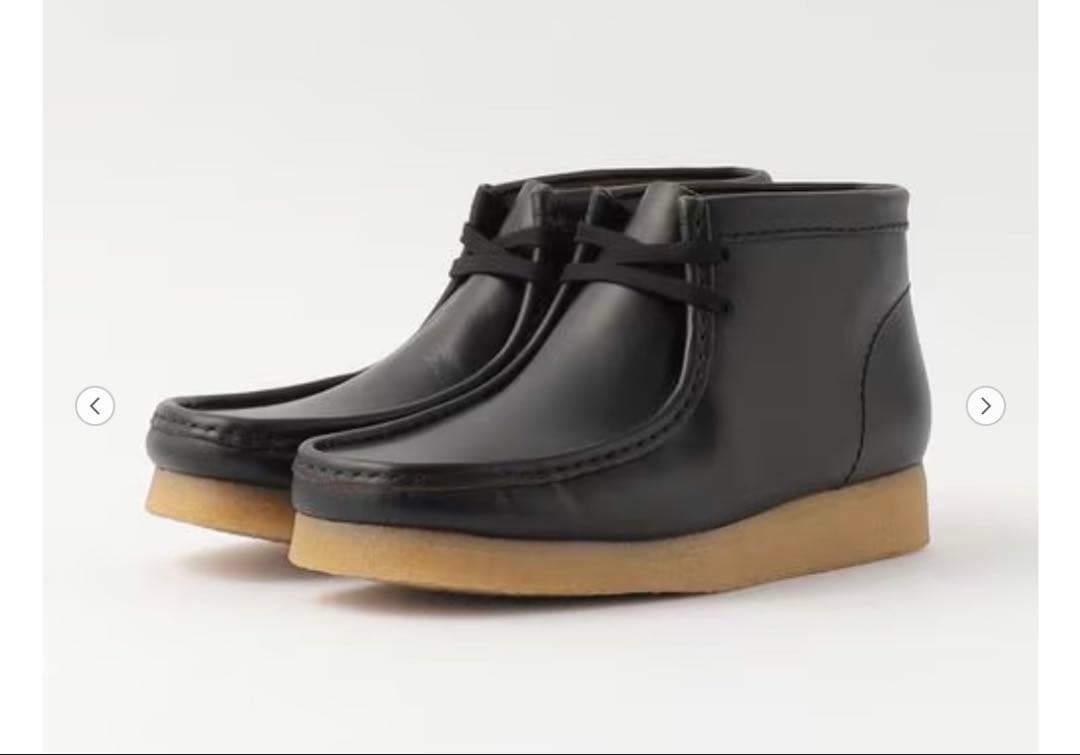 【極美品】Clarks クラークス ワラビー ブーツ スムースレザー
