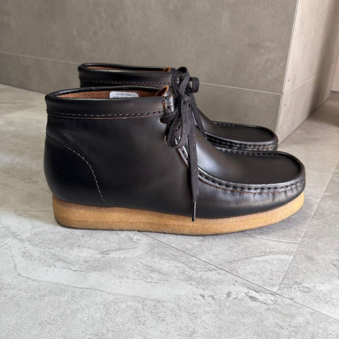 【極美品】Clarks クラークス ワラビー ブーツ スムースレザー
