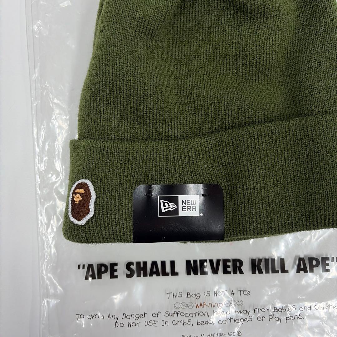 A BATHING APE オリーブ ビーニー