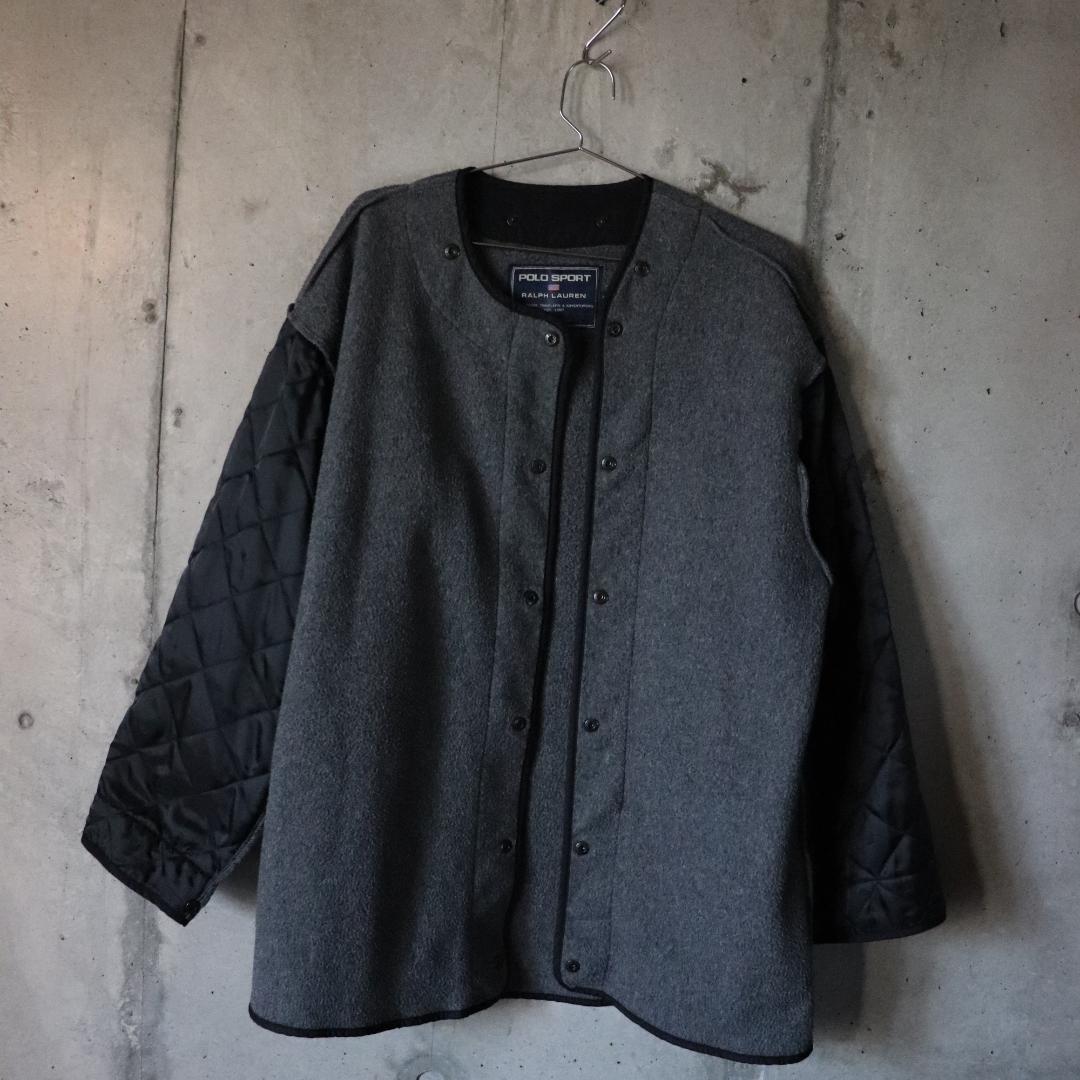 90s POLO SPORT ナイロンモッズコート ライナー付き
