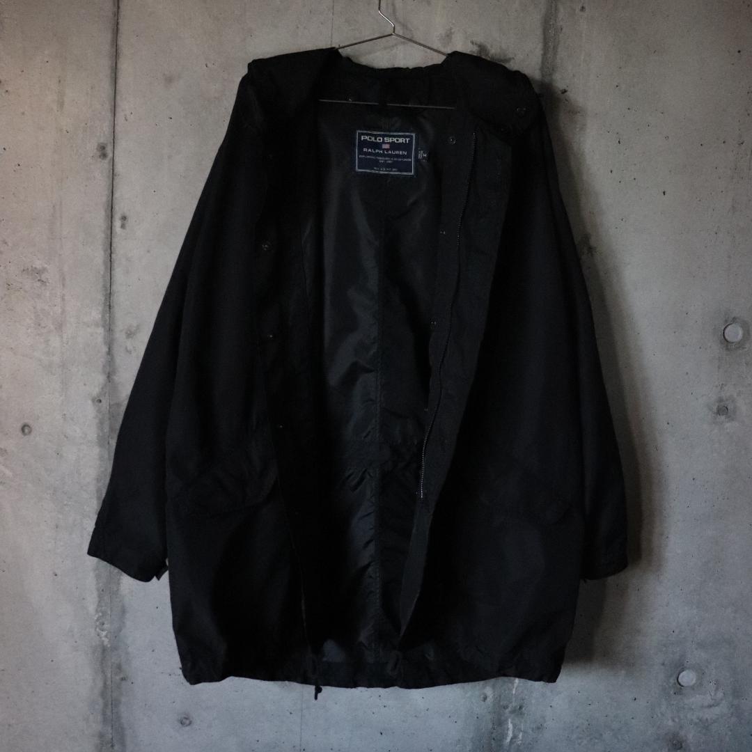 90s POLO SPORT ナイロンモッズコート ライナー付き