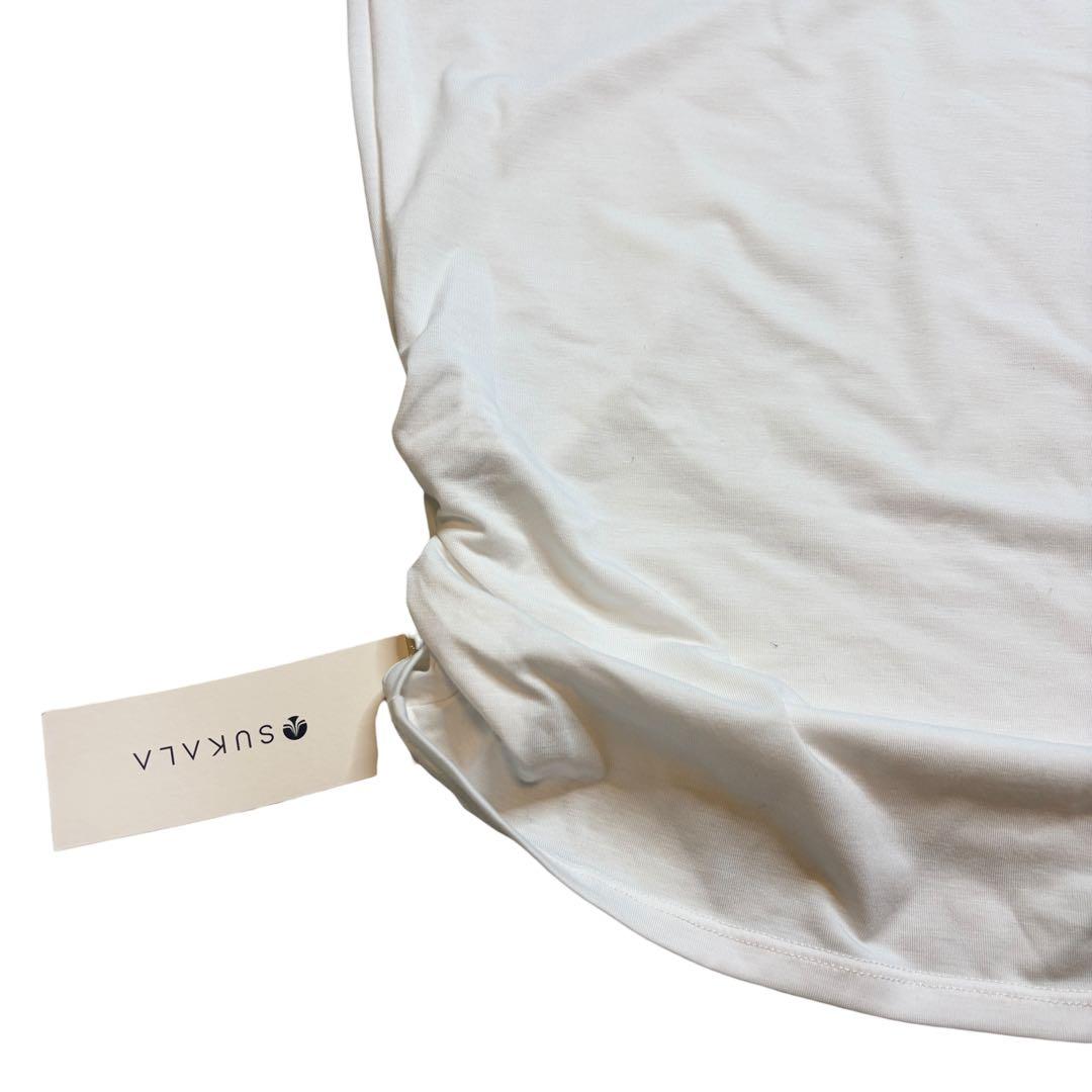 ❤️ 2025 限定 SUKALA スカーラ プリントドレープ Tシャツ ラバ M