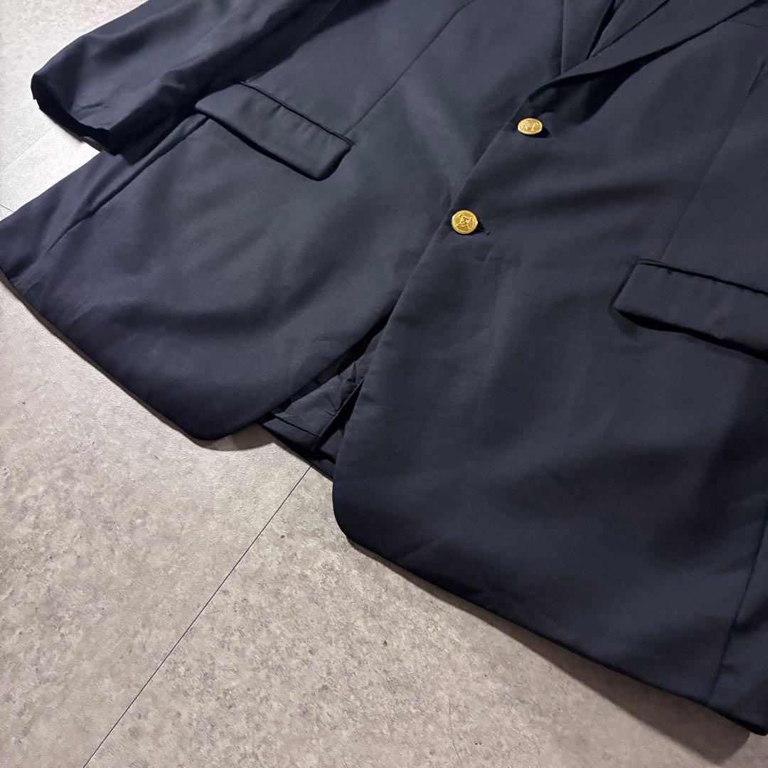 90s Lauren Ralph Lauren紺ブレ金ボタンテーラードジャケット