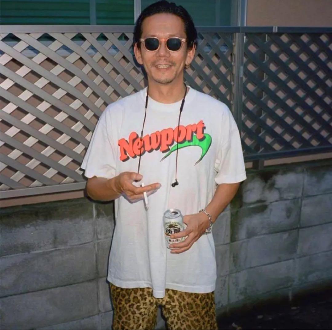 90s Newport ビンテージ L Tシャツ プロモ 野村訓市 企業 未使用