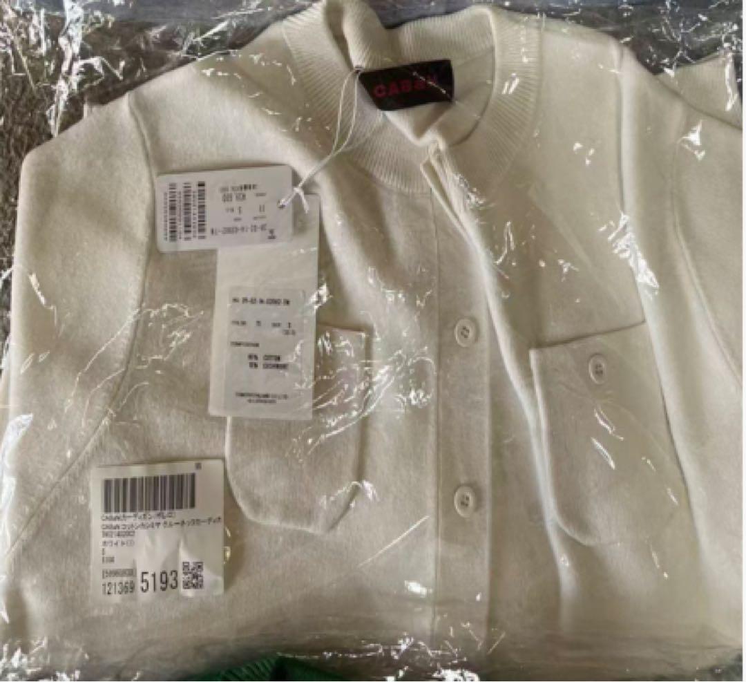 CABaN 新品コットンカシミヤカーディガン.f