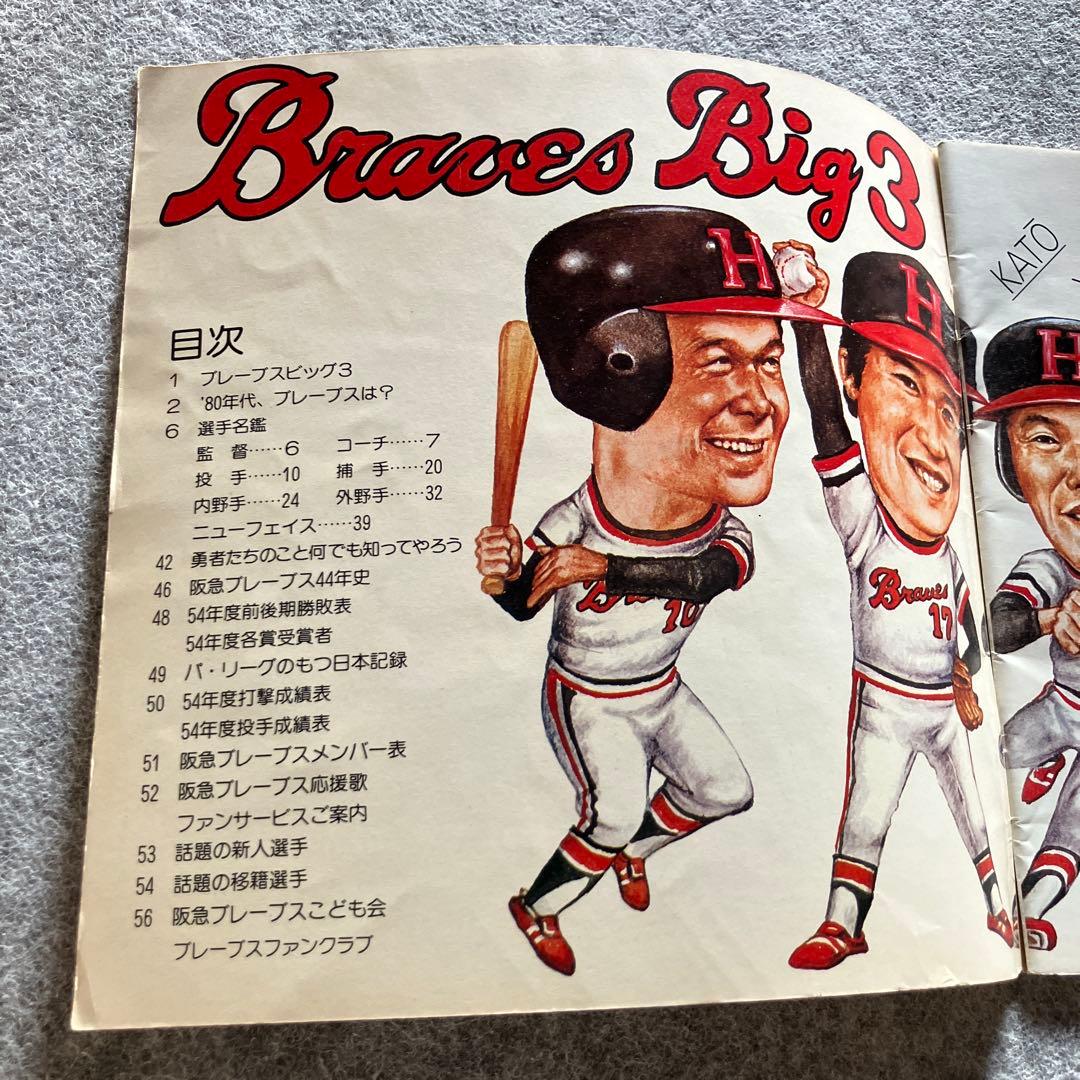 阪急ブレーブス　1980イヤーブック　ファンブック