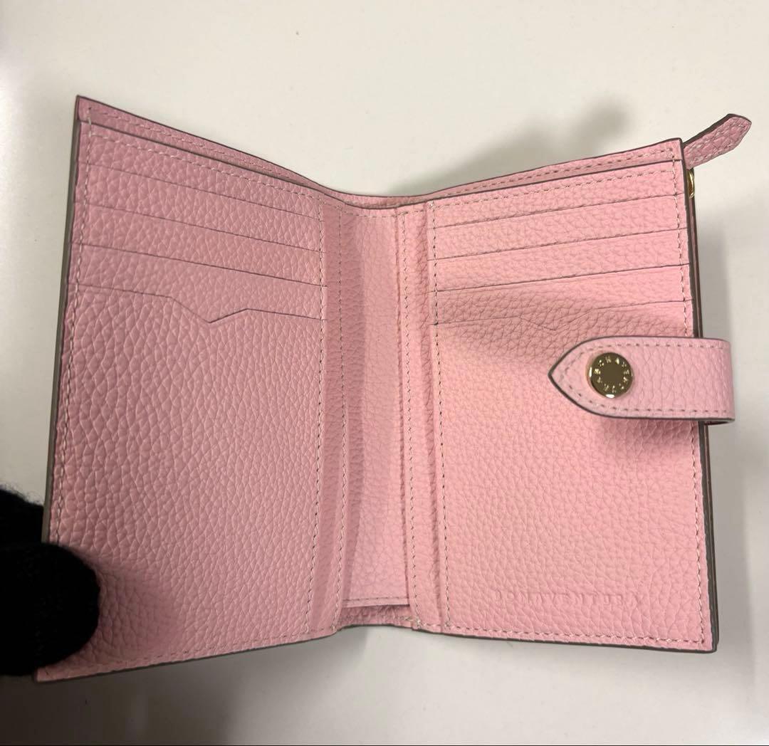 新品未使用　ボナベンチュラ　二つ折財布　サクラピンク