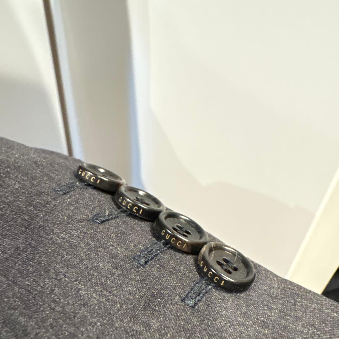GUCCI グレー スーツジャケット、パンツセット
