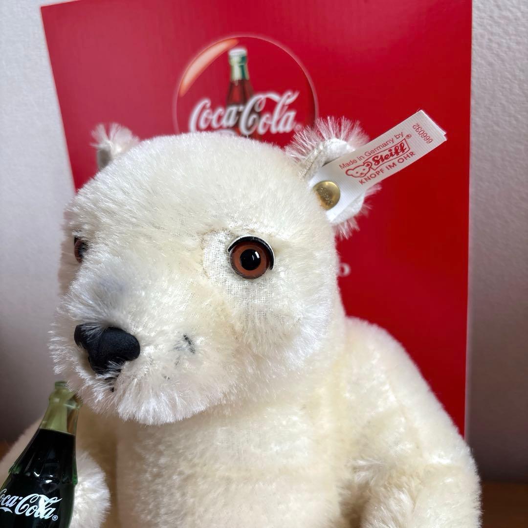 シュタイフ　Steiff コカコーラベア　テディベア　箱付き