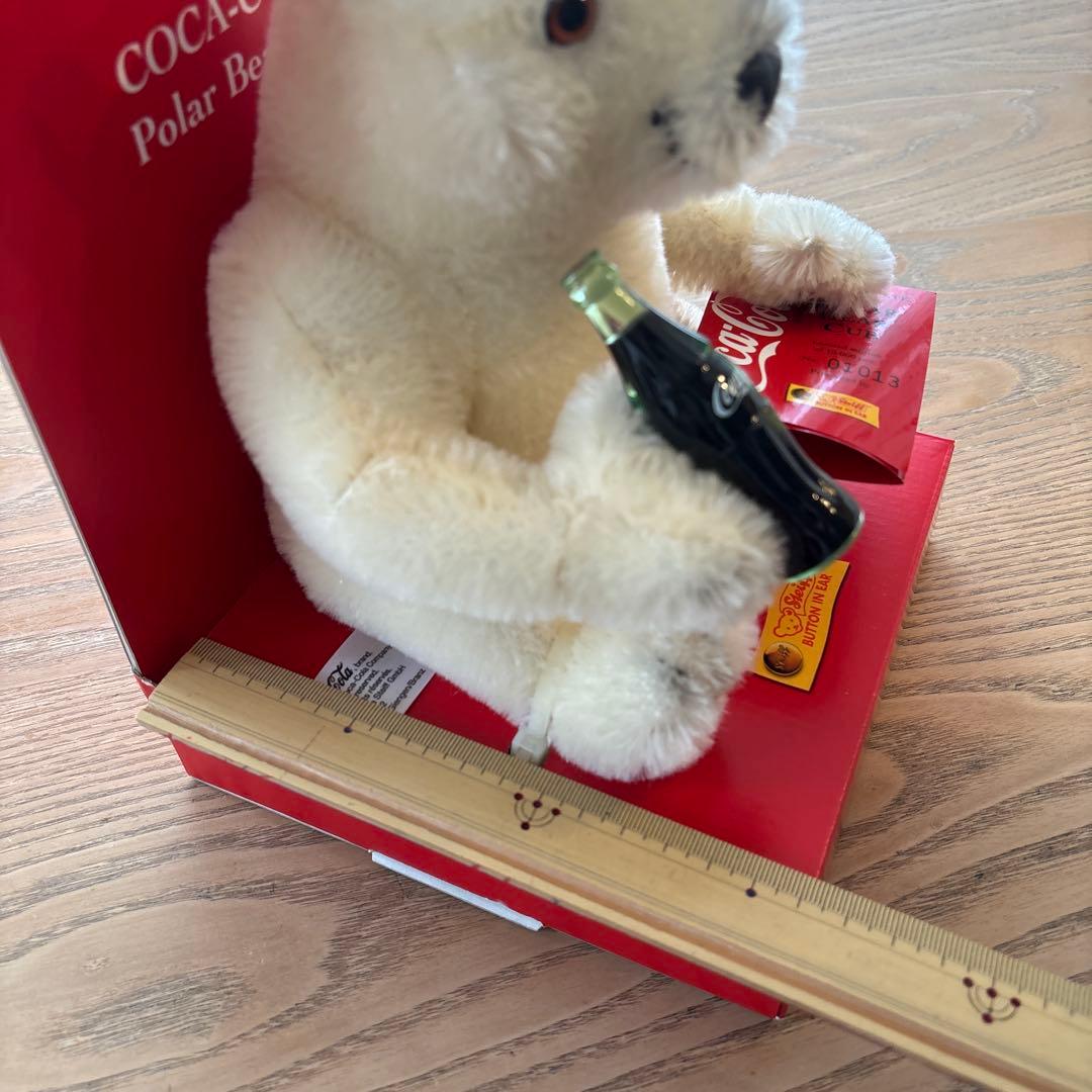 シュタイフ　Steiff コカコーラベア　テディベア　箱付き