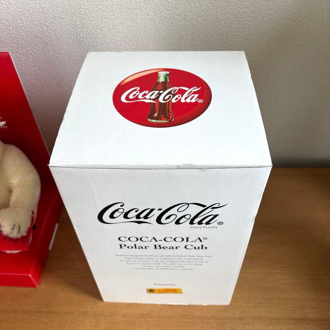シュタイフ　Steiff コカコーラベア　テディベア　箱付き